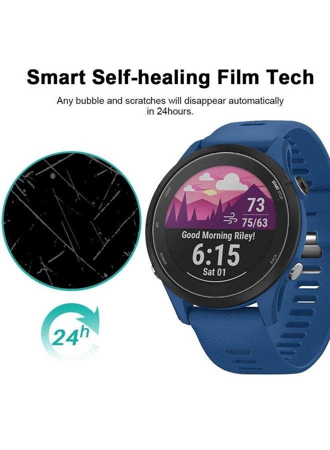 HuHa For Garmin Forerunner 255 5pcs xDfind Soft Hydrogel Film Full Cover Front Protector - Image 4