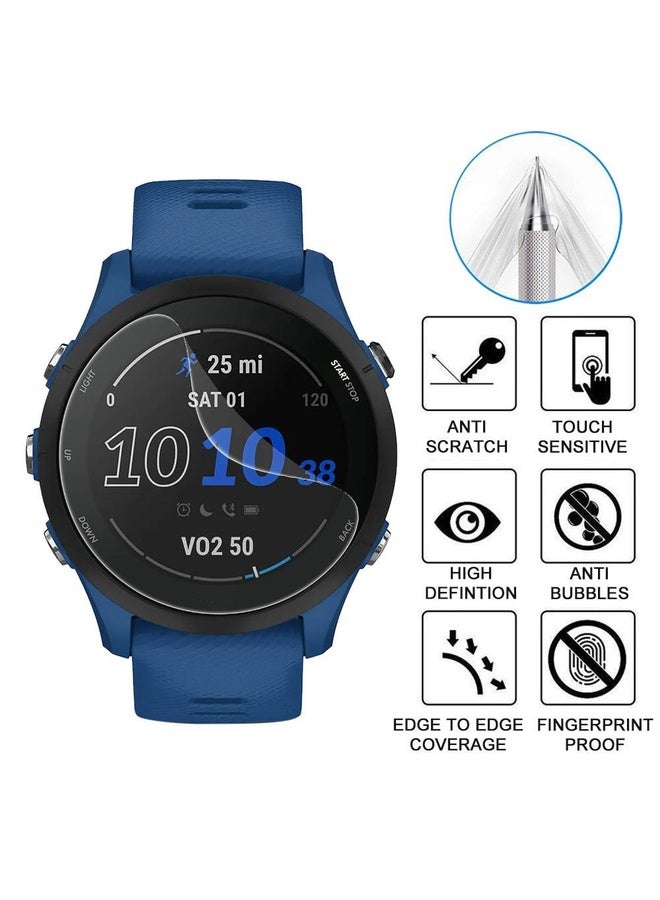 HuHa For Garmin Forerunner 255 5pcs xDfind Soft Hydrogel Film Full Cover Front Protector - Image 3