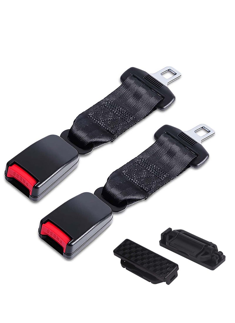 SYOSI Seat Belt Extender & Seat Belt Tensioner, Metal Tongue, Certified Motors Sleeve Buckle Connector Suitable for Most Cars, Relax Shoulder Neck Give You a Comfortable and Safe Experience  - Image 1