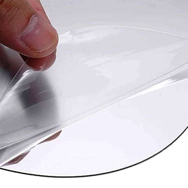 Pack of 2 Oval Shape Mirror Sticker for Wall on Tiles Bathroom Bedroom Living Room Unbreakable Plastic 30 20 cm  - Image 2