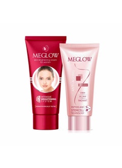 Anti-Aging Combo Pack Of 2 - Meglow Anti-Ageing Cream (30 Gm) With Skin Brightening Cream For Women - Spf 15 (50 Gm) For Hydrating,Toning Rejuvenating Dull Skin - pzsku/Z1CA2342D566F8BB1061BZ/45/_/1733730078/b77ae6b6-e426-49e2-ad8d-7e939064e03d