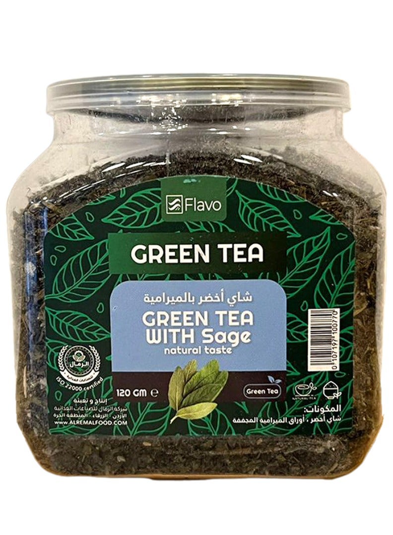 FLAVO Sage green tea  120 GM