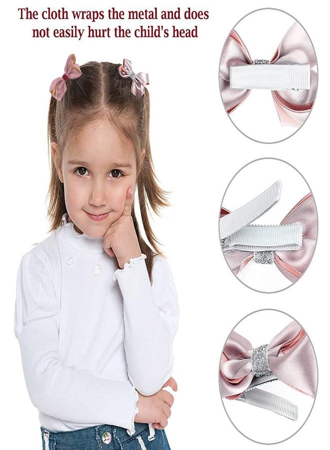 kapimo 36 pcs Hair Clips for Baby Girls Toddlers Assorted Stylish Fashion Kids Hair Accessories Gift Set Box (Dark Pink Grey) - Image 3