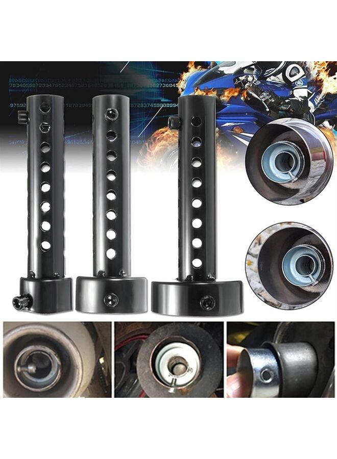 2 Pcs Motorcycle Exhaust Silencer Motorbike Muffler Insert Baffle Silencer Universal,35MM (Color : Black) - Image 4