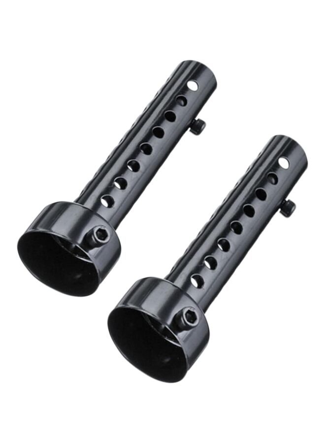 2 Pcs Motorcycle Exhaust Silencer Motorbike Muffler Insert Baffle Silencer Universal,35MM (Color : Black) - Image 1
