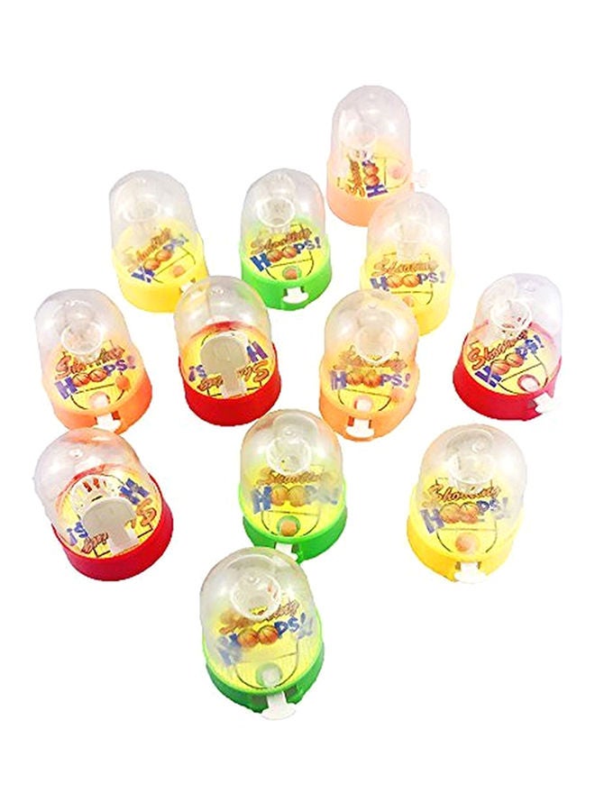 نيبمينينت لعبة تصويب كرة السلة باستخدام الإصبع مكونة من 12 قطعة 2.5بوصة