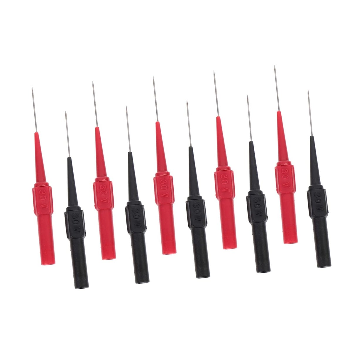 Multimeter Probe Socket Generic 10 Piece Multimeter Test Probe Set Universal Replacement for ...
