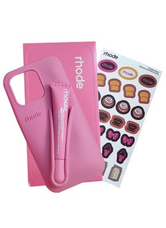 rhode Peptide Lip Tint (Ribbon) + Summer Lip Case Case (Ribbon)+Rhode Phone Case Stickers 1-Pack - Limited Edition Suitable Back Stick On Holder for iPhone 16 Pro Max  - Image 1