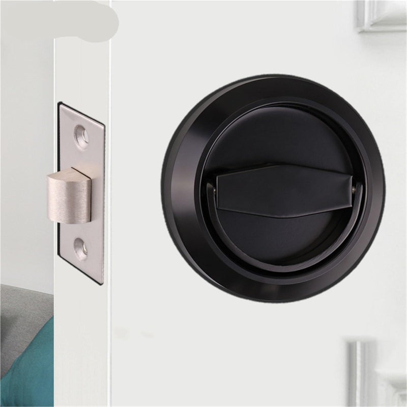 Double Sided Door Concealed Lock With Pull Ring Single Or Double Sided Installation - Image 3