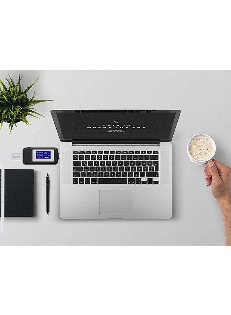 Excefore Type-C USB Power Meter Testers, USB C Current and Voltage Bidirectional Tester, Ammeter 0-5A Voltmeter 4-30V, USB-C Charger Safety Tester, Digital Color LCD Display Multimeter, Amp Volt Detector - Image 5