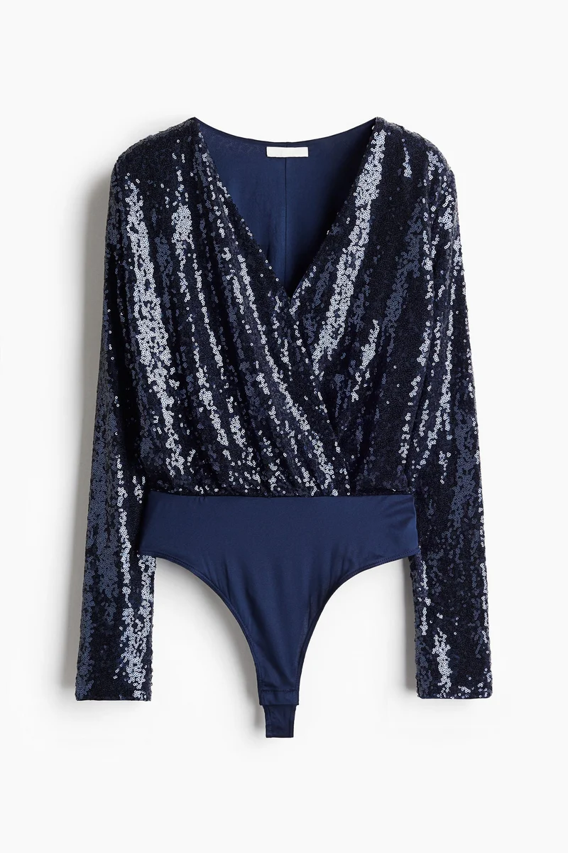 H&M Sequined body