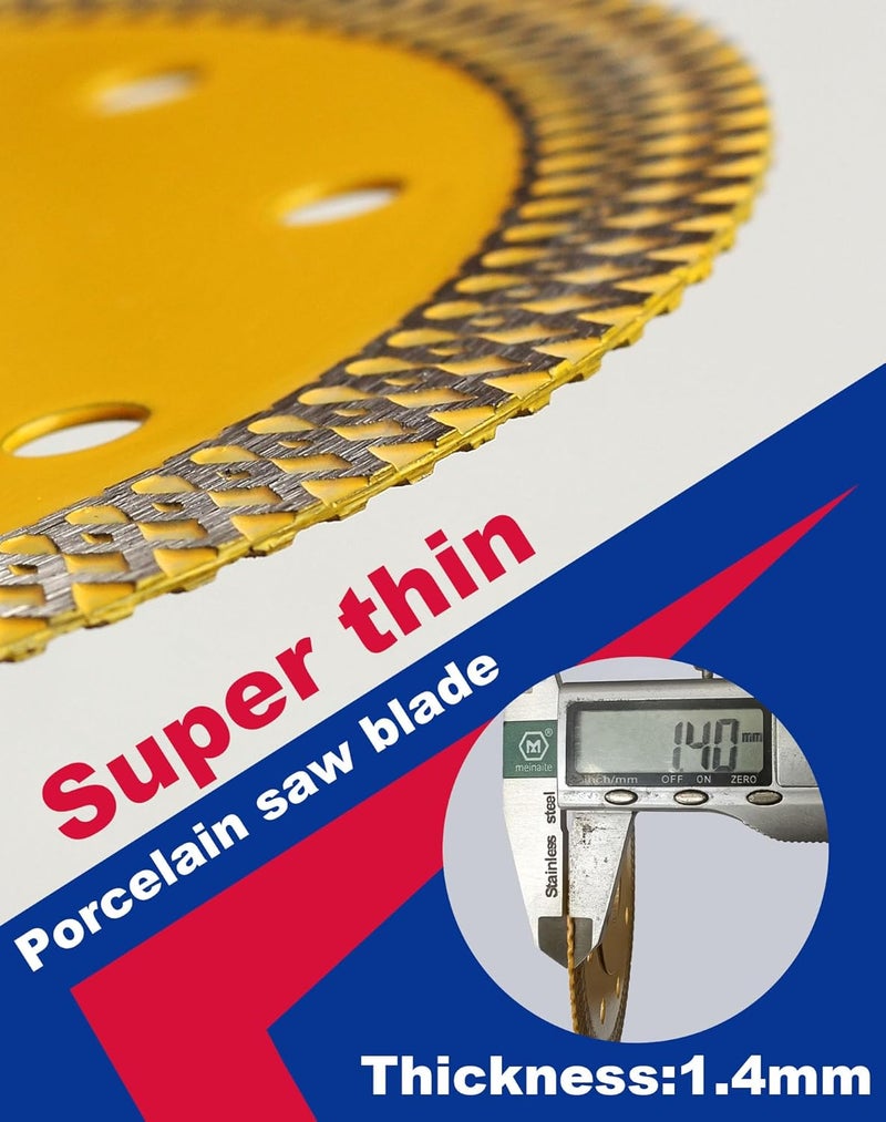 OSTEK Diamond Saw Blade Porcelain Cutting Blade for Cutting Granite Marbles Tiles (5) - Image 3