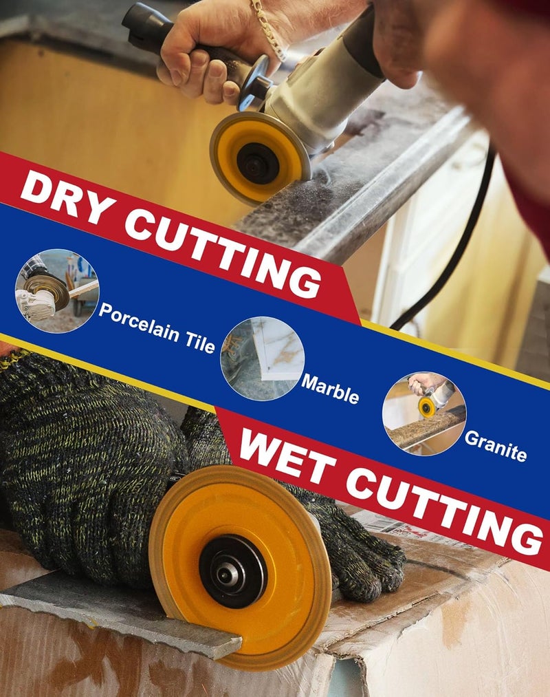 OSTEK Diamond Saw Blade Porcelain Cutting Blade for Cutting Granite Marbles Tiles (5) - Image 5