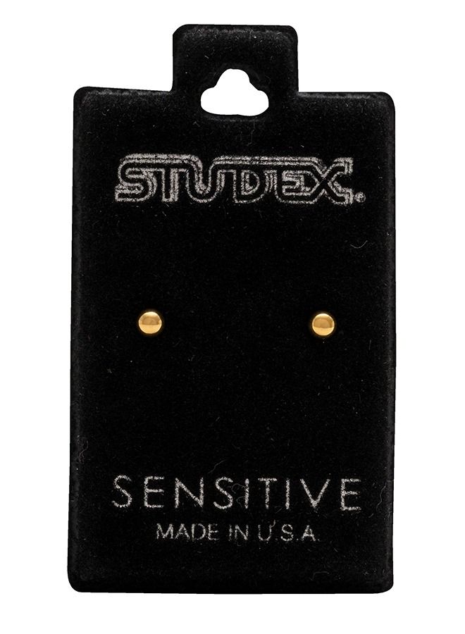 Studex 3MM Ball 24K Pure Gold Plated Ear Studs - Image 5