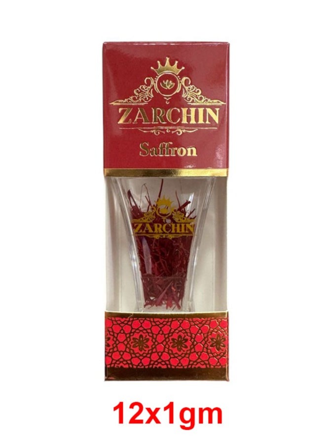 ZARCHIN Saffron Family Pack , Super Negin Saffron 12 x 1 Grams - All Red Premium Quality  - Image 3