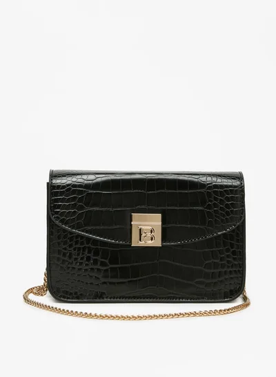 فلورا بيلا من شو إكسبرس Women's Textured Crossbody Bag with Chain Strap