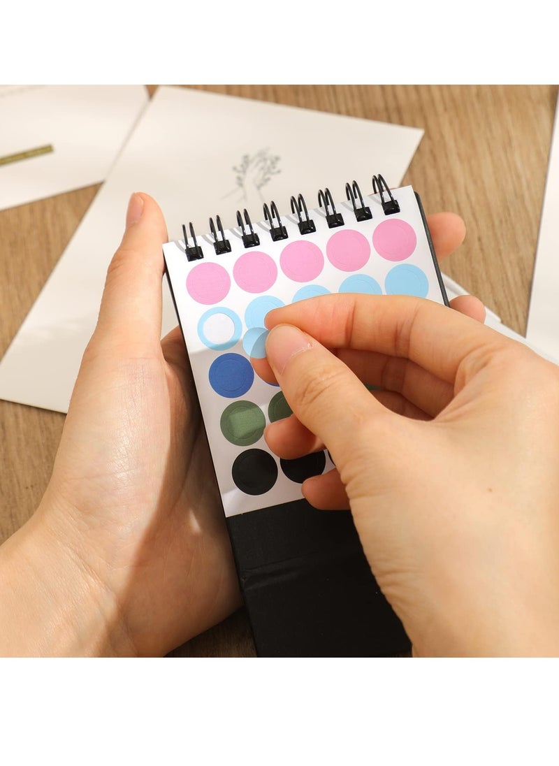 General - Mini Desk Calendar 2025, Small Desktop Calendar Mini Daily Schedule Thick Paper Twin-Wire Binding with Stickers for Home Office School - Image 1