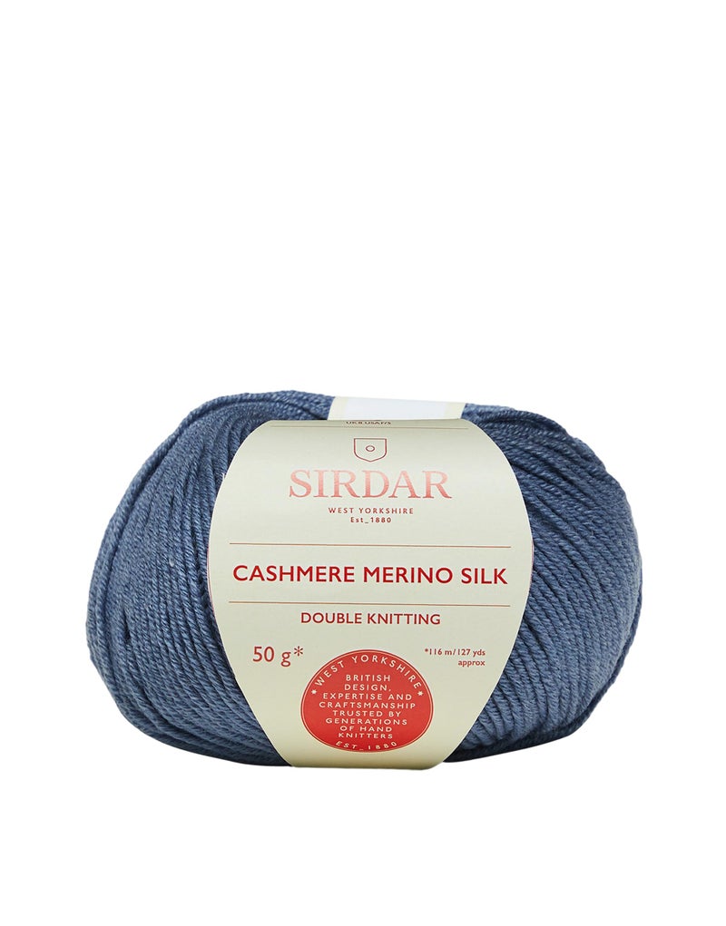 Sirdar Cashmere Merino Silk DK Double Knitting China Blue 403 50g