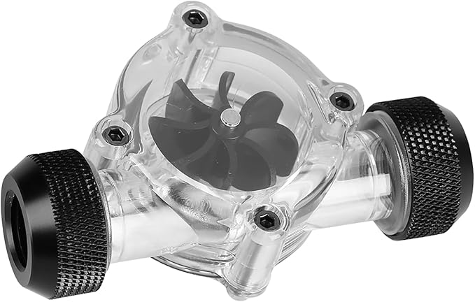 G1 4 Water Flow Indicator Black Interface For PC Cooling Easy Installation - Image 1