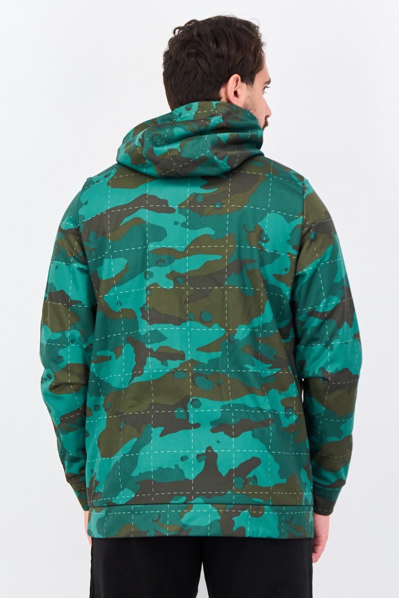 Nike Men Therma Fit Long Sleeve Camouflage  Outdoor Hoodie, Multicolor - Image 2
