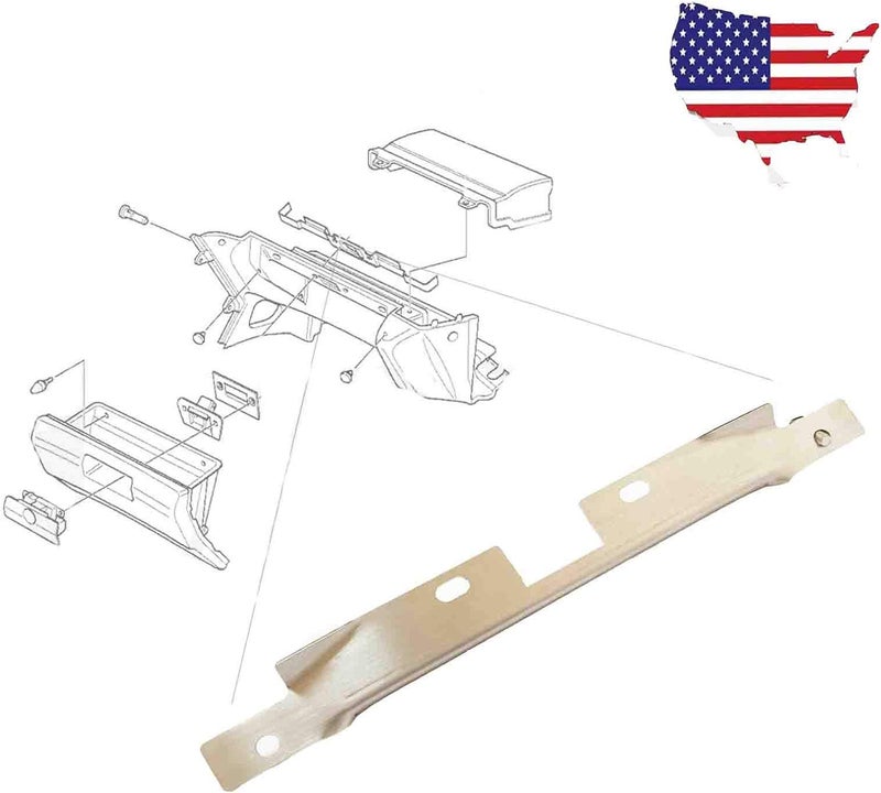 BBBBOX Z3 Z Series 1996-2002 Glove Box Reinforcement Bracket - Stainless Steel - Image 1