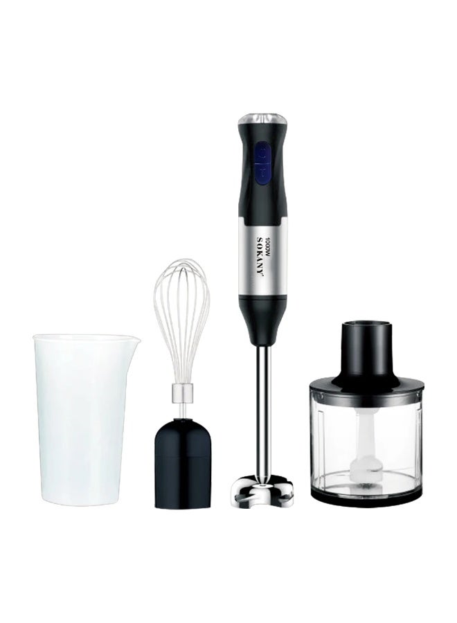 SOKANY SK-1711-4 4-in-1 Hand Blender with 1000W Power and Stainless Steel Shaft - Image 1