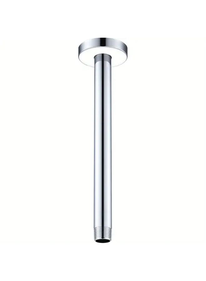 Polished Chrome 12 Inch Heavy Duty Shower Arm with Flange Easy Installation Corrosion Resistant - Image 4