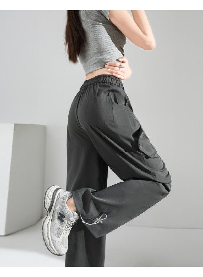 TonLion versatile High-street Slimming Wide-leg Cargo Pants - Youthful, Flattering, Lightweight & Breathable Casual Trousers - Image 1
