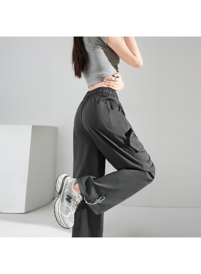 TonLion versatile High-street Slimming Wide-leg Cargo Pants - Youthful, Flattering, Lightweight & Breathable Casual Trousers - Image 2