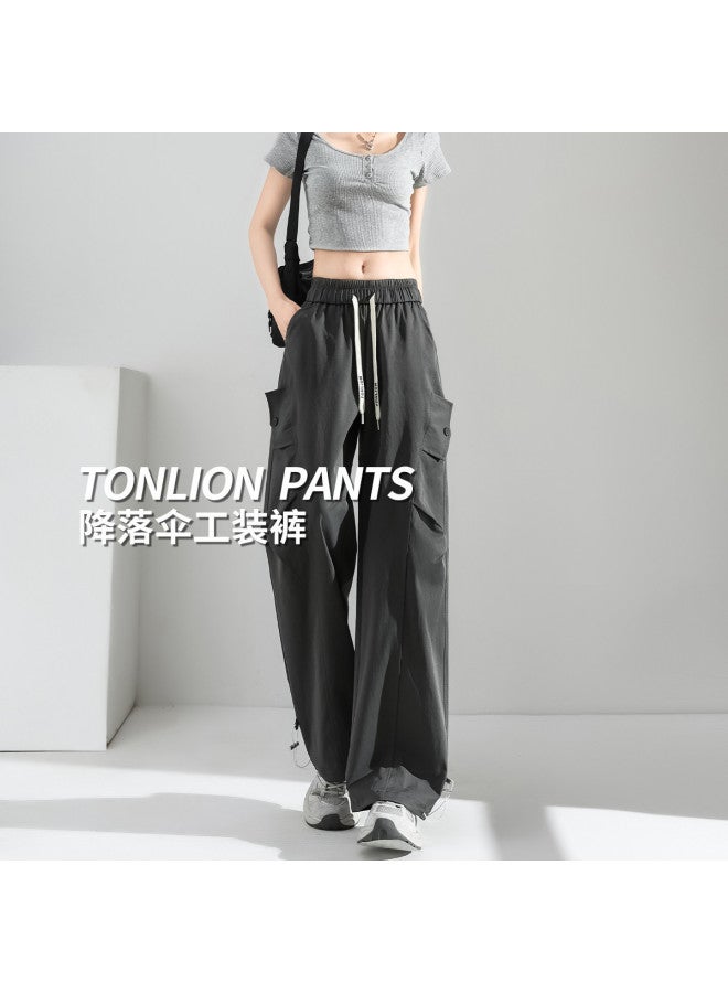 TonLion versatile High-street Slimming Wide-leg Cargo Pants - Youthful, Flattering, Lightweight & Breathable Casual Trousers - Image 5
