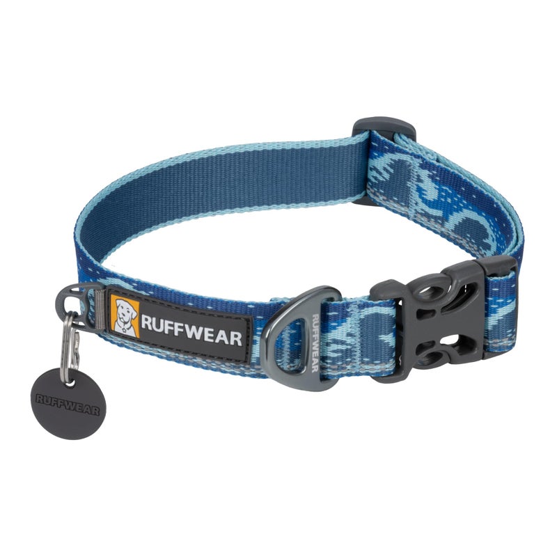 Ruffwear Crag Dog Collar Stylish Adventure Collar with Premium Reflective Design Quick Release Buckle Lightweight AllDay Comfort Midnight Wave 2026 - Image 2