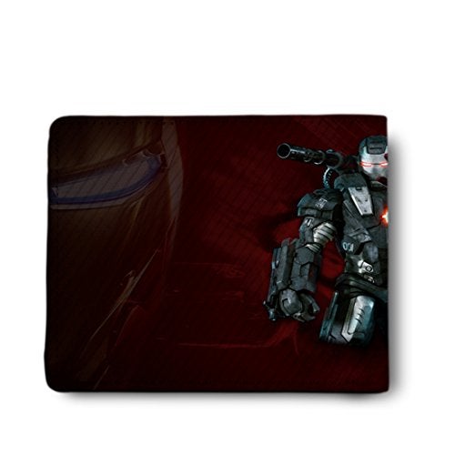 ShopMantra Men's Wallet|Super Hero Action Mode Printed, Multi-Compartmental|PU Leather|Bi-Fold|7 Card Slots|2 Cash Compartments|1 Coin Pocket|1 ID Window|2 Hidden Pockets|Adult Men's Boys' Accessory - Image 2