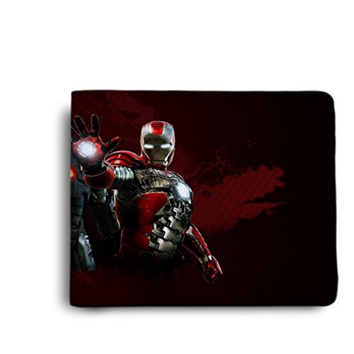ShopMantra Men's Wallet|Super Hero Action Mode Printed, Multi-Compartmental|PU Leather|Bi-Fold|7 Card Slots|2 Cash Compartments|1 Coin Pocket|1 ID Window|2 Hidden Pockets|Adult Men's Boys' Accessory - Image 1