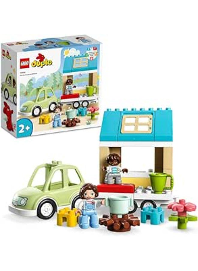 LEGO Duplo Town 10986 Family House On Wheels Building Toy Set  - Image 1