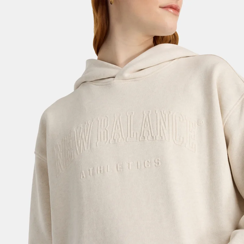 New Balance Women's Embossed Graphic Fleece Hoodie