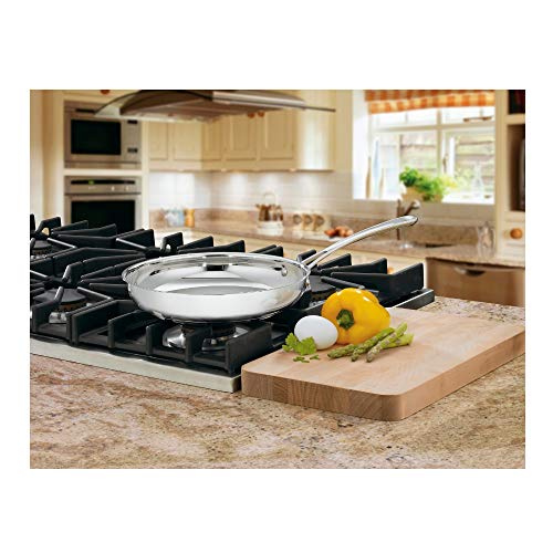 Cuisinart مقلاة كويزينارت 422-24 كونتور ستانلس 10 إنش مفتوحة - Image 2