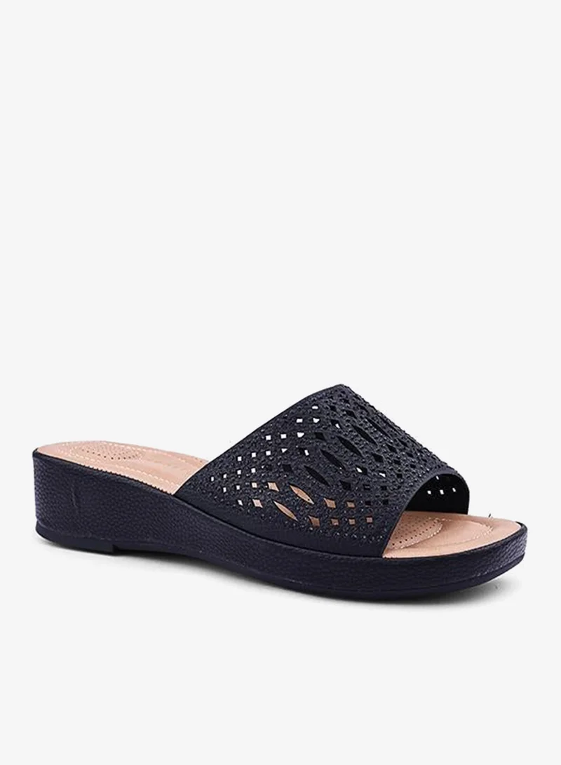 أيقون صنادل سهلة الارتداء مزينة بالكريستال