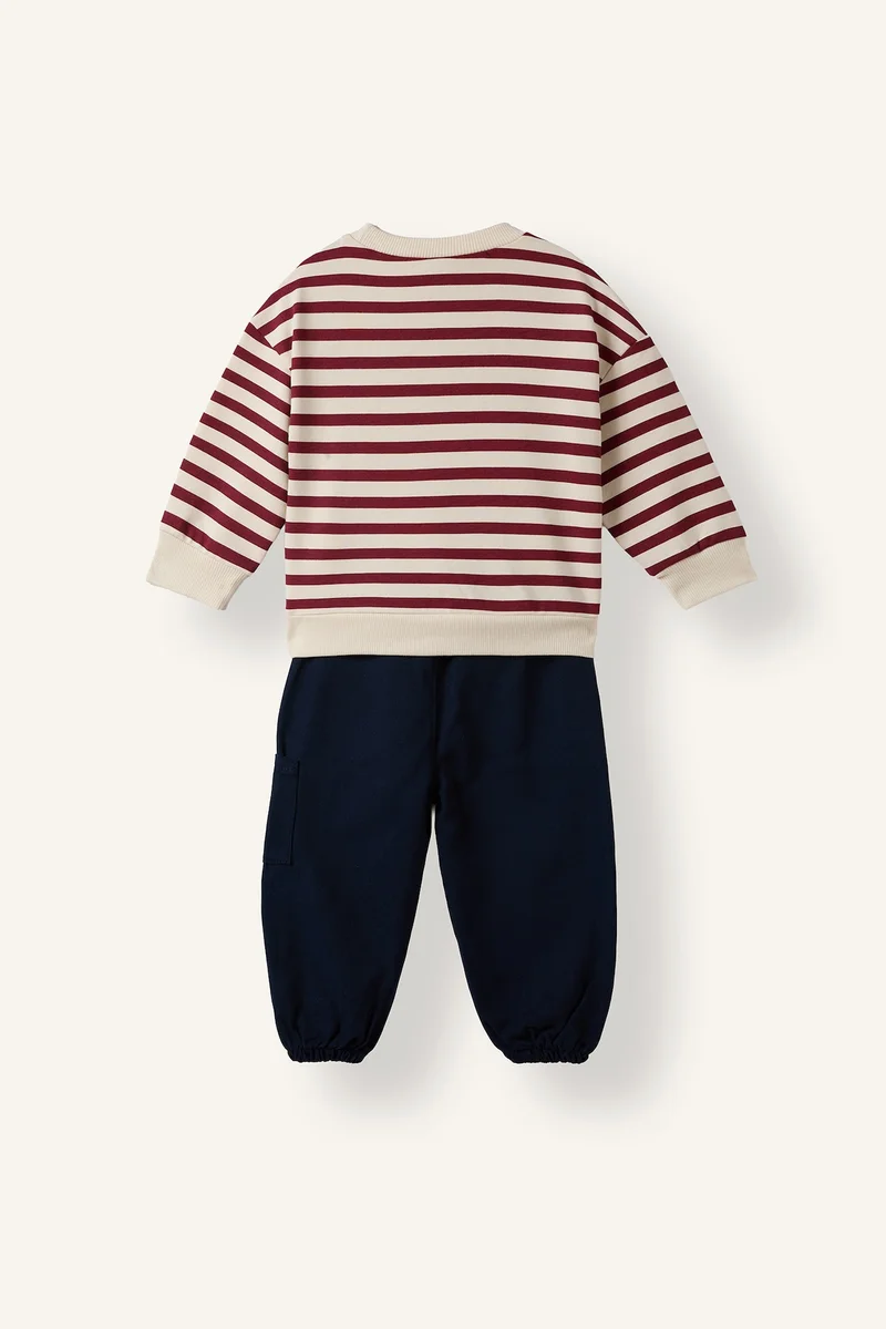 Defacto  2 piece Oversize Fit Crew Neck Set for Women | Best Price UAE