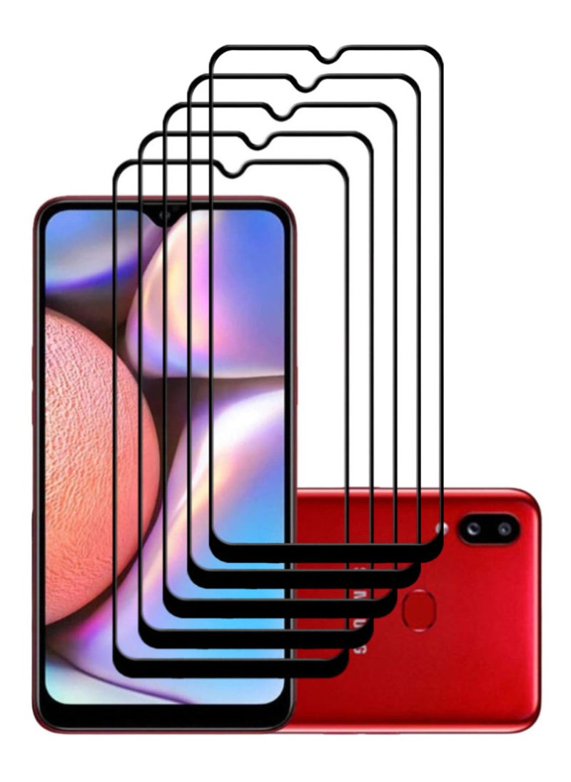 ACLIX 5 Pieces Antistatic ESD Dustproof Premium Quality High Definition Tempered Glass Screen Protector Designed For Samsung Galaxy A10s - Image 1