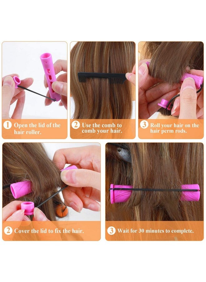 Sweetpea - Sweetpea® Perm rods and hair rollers with hair cold wave rods and curly hair for women short hair long Multicolor(Pack Of 10 (1.1 CM) - Image 1