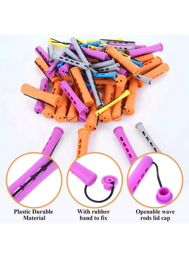 Sweetpea - Sweetpea® Perm rods and hair rollers with hair cold wave rods and curly hair for women short hair long Multicolor(Pack Of 10 (1.1 CM) - Image 1