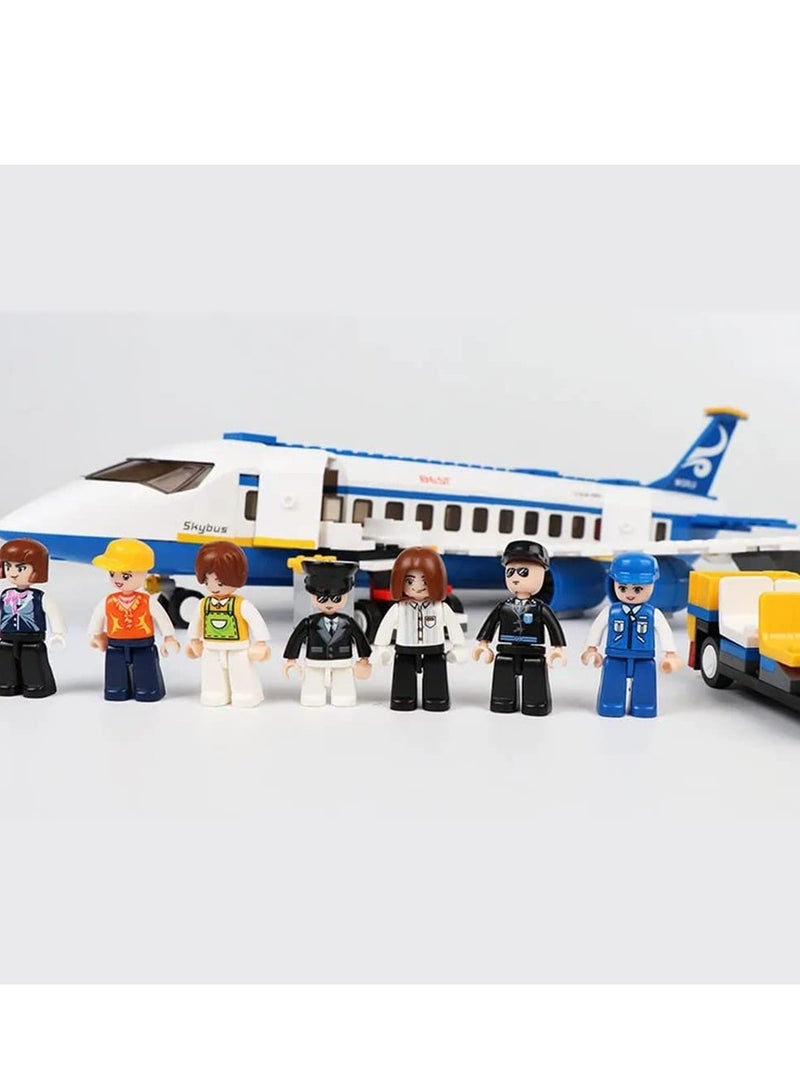 Loquat 463 Pieces Building Blocks City Airplane Station Toy for 6-12 Years Old Boys,City Airport Building Kits Kids Toys STEM Learning Building Bricks, for 6-12 Children - Image 5