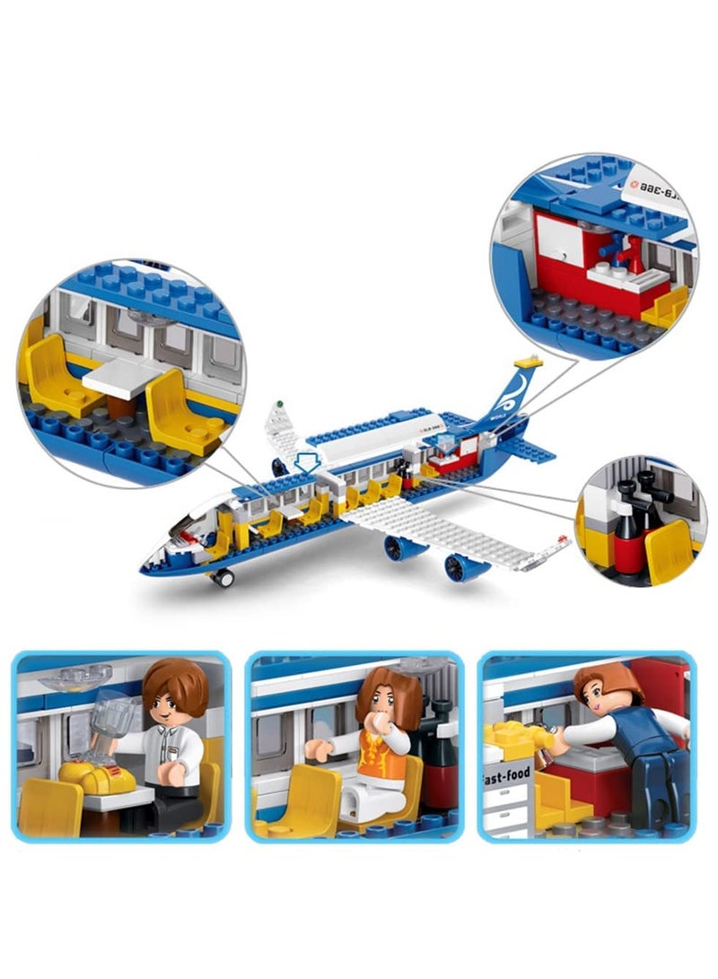 Loquat 463 Pieces Building Blocks City Airplane Station Toy for 6-12 Years Old Boys,City Airport Building Kits Kids Toys STEM Learning Building Bricks, for 6-12 Children - Image 4