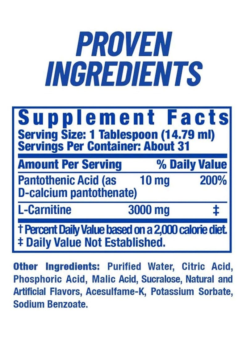 RONNIE COLEMAN L Carnitine xs 3000 473ml Grape  - Image 3