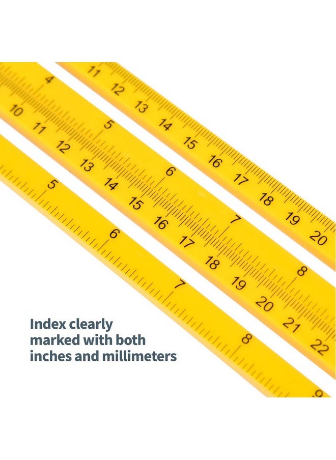 POWERTEC - 80002 Universal Angle Template Tool Easy To Use Plastic Multi Angle Ruler Ultimate Gift For Woodworking Shop Ultra Precise Easy One Hand Utility - Image 1