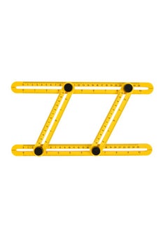80002 Universal Angle Template Tool Easy To Use Plastic Multi Angle Ruler Ultimate Gift For Woodworking Shop Ultra Precise Easy One Hand Utility