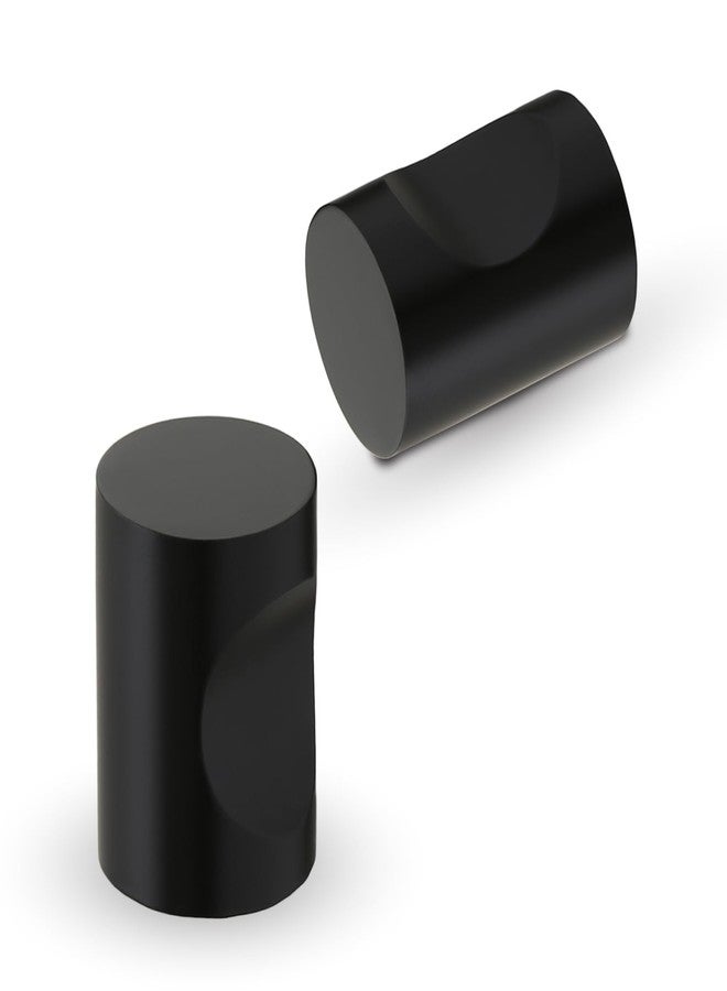 LAPO 3 Piece Knobs for Drawers - Stainless Steel Door Knobs, Modern Cabinet Pulls for Kitchen, Office, and Cupboards & Dressers (Black Finish) - Image 1