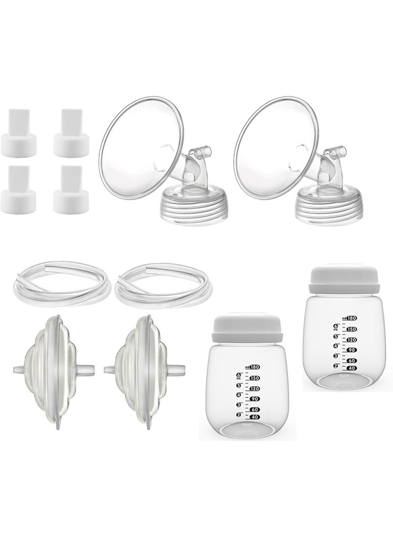 ATRJSZ Replacement Parts Full Set - Compatible with Spectra S1 S2 9 Plus - Includes 21mm Flanges, Duckbill Valves, Tubing, Backflow Protectors, Bottles, Not Original Accessories (21mm) - Image 1