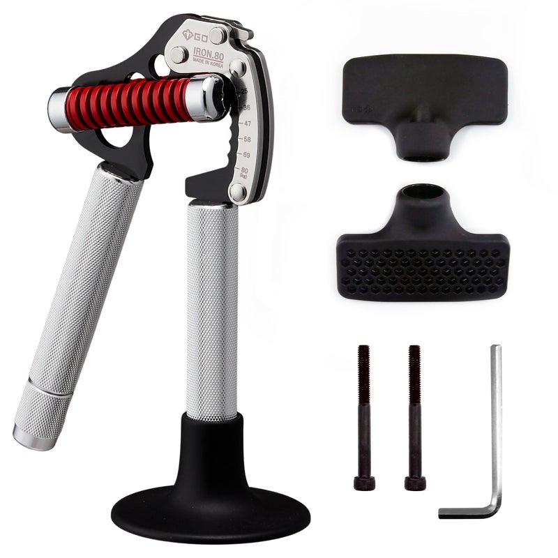 GD IRON GRIP EXTP 80Rock Climbing Grip Trainer Grip Strength Trainer Adjustable Hand Grip Strengthener 55176 lb Hand Grip Exerciser Strengthener Wrist Strengtheners for Climbing Finger Training - Image 2