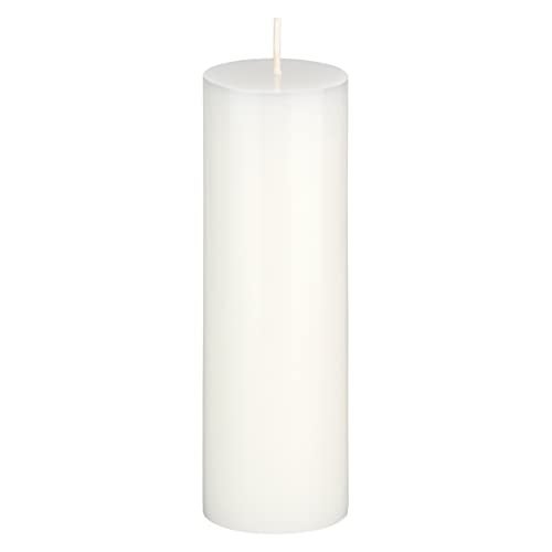 Mega Candles 1 pc Unscented Solid White Pillar Candles, Hand Poured Premium Wax Candle 2 Inch x 6 Inch, Home Décor, Spas, Weddings, Occasions, Party, Centerpieces, Holidays, Vigils, Prayers - Image 1